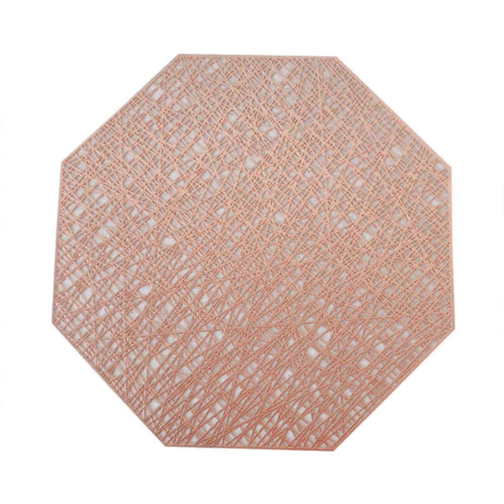 Axgo PVC Drink Coaster 4 pcs,(Housewarming Hostess Gifts Home, Man Cave House Warming Presents Decor, Rose Gold