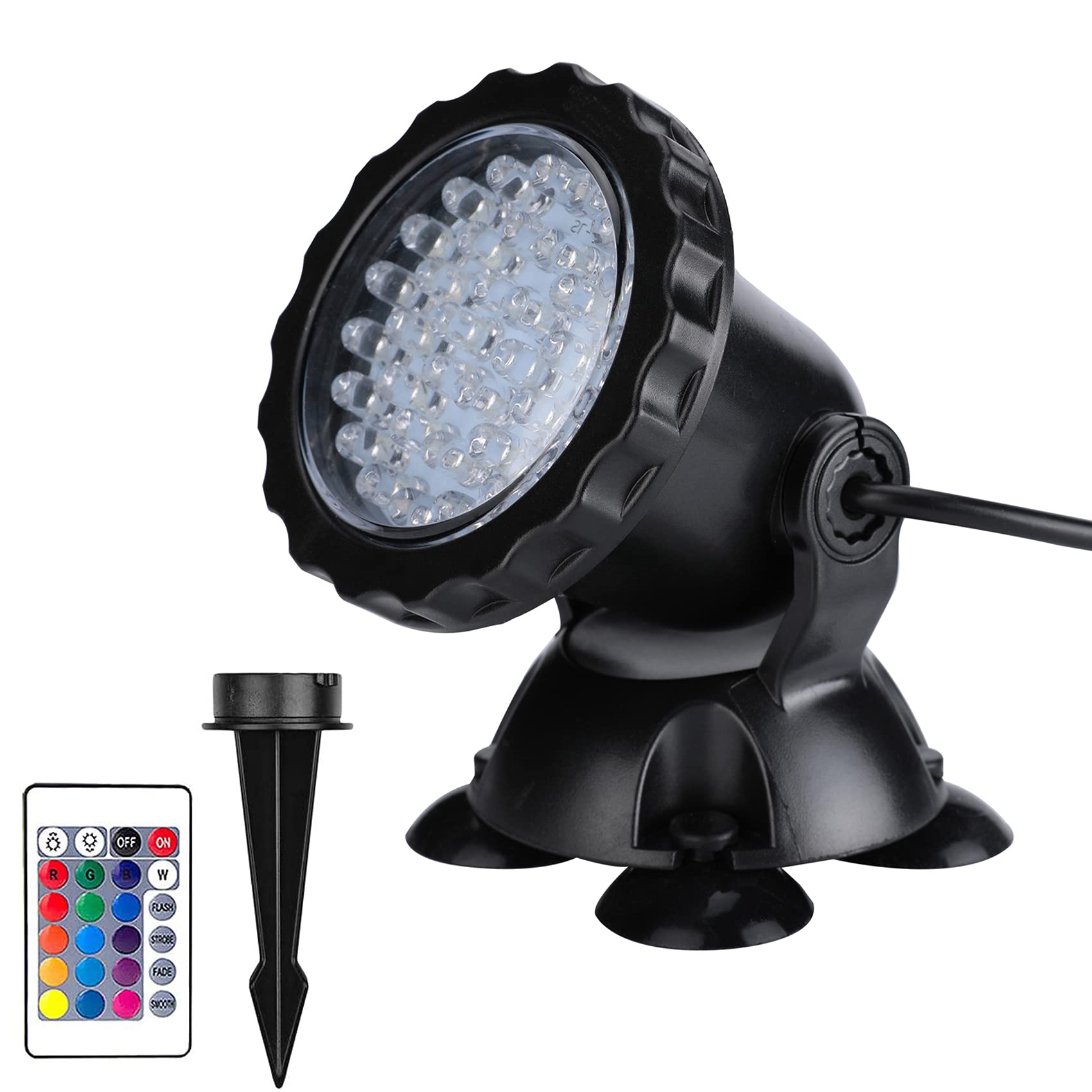 Snapklik.com : ZHGSERVU Pond Lights LED Underwater, Waterproof Fountain ...