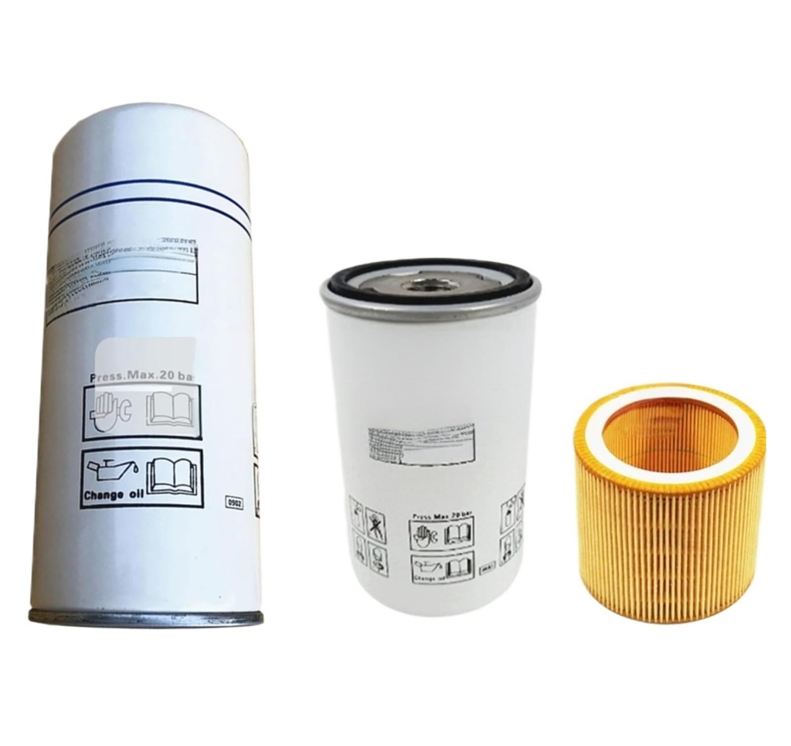 CLEUFWKO 1PCS 2901200650 Filter Kit Fits Air Compressor
