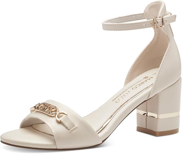 Marco Tozzi Dames 2 2 88302 20 sandaal met hak, Black PAT.CB, 40 EU, Black Pat Cb, 40 EU