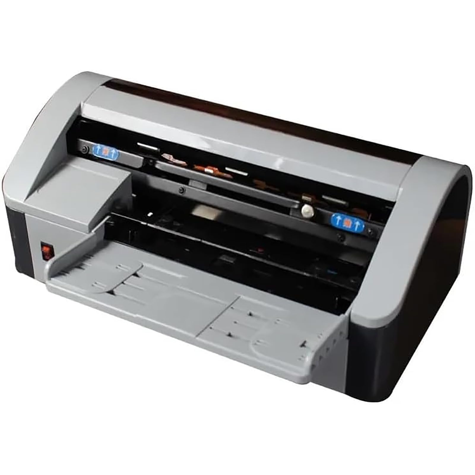 Automatyczna maszyna do cięcia wizytówek, elektryczne urządzenie wiążące, tnie 30-40 kart/min, rozmiar 90 x 54 mm, regulowany margines 5-15 mm, idealny do biur i firm