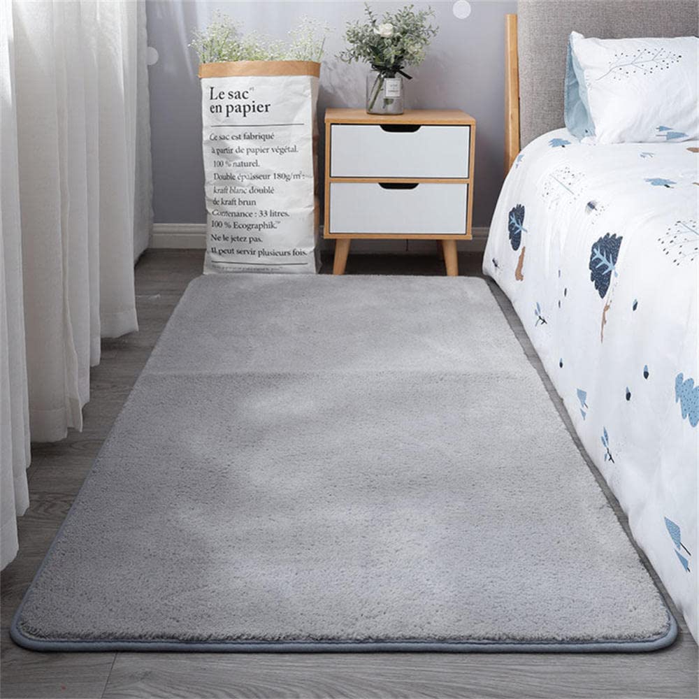 Tapis de cuisine antidérapant LUNEZY facile à nettoyer argent