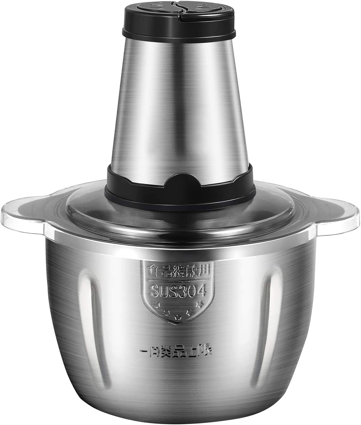 e WORLD Meat Grinder, Food Blender & Meat Mincer - 3L Stainless Food Processor Chopper For Vegetables, Fruits and Nuts Automatic Electric Mincing Machine Household Or Commercial