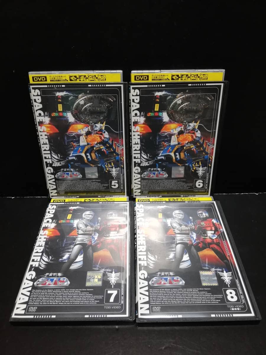 Amazon.co.jp: レンタルDVD 「宇宙刑事ギャバン」全8巻セット 大葉健二