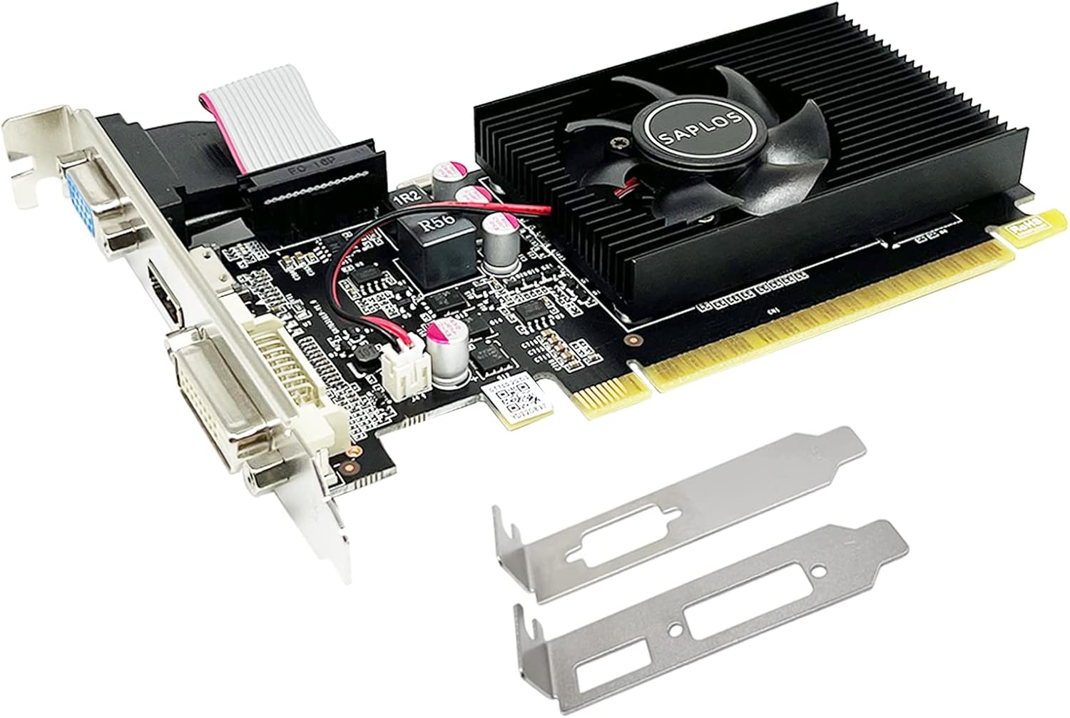 GeForce GT 710 2GB Scheda video profilo basso, DRR3 64-bit, VGA, HDMI, DVI, Scheda grafica PC, PCI Express x8, supporto 2K, DirectX 12 GeForce GT 710 2GB Scheda video profilo basso, DRR3 64-bit, VGA, HDMI, DVI, Scheda grafica PC, PCI Express x8, supporto 2K, DirectX 12