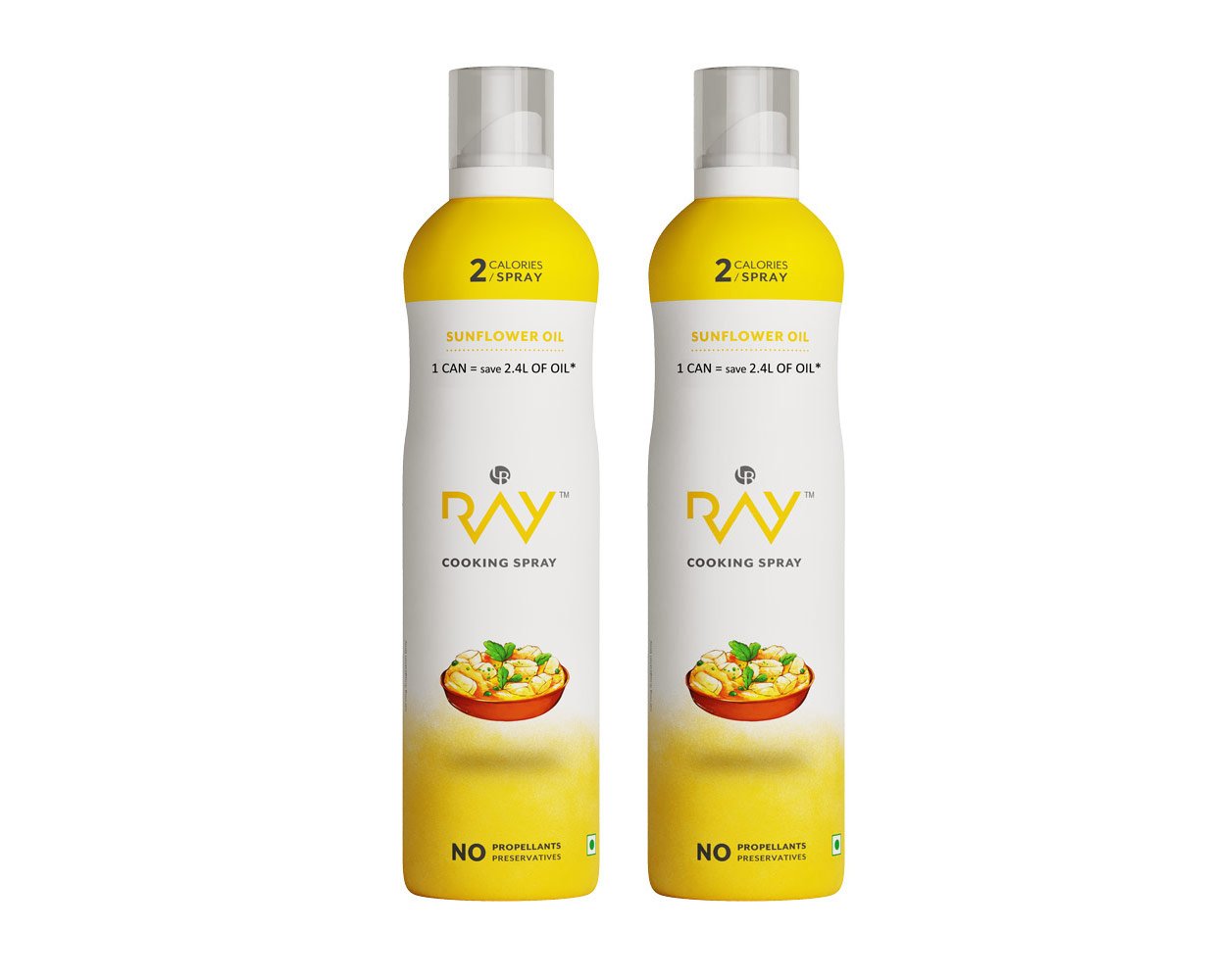 Ray Cooking Spray Oil, Refined Sunflower Oil (200 ml)-Pack of 2 (B07BBHDTFC) Amazon Price History, Amazon Price Tracker