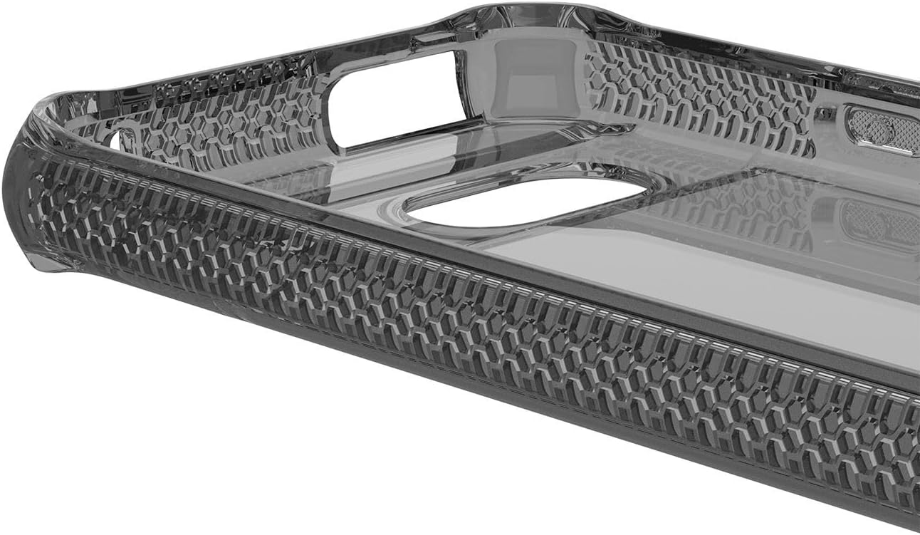 ITSKINS Spectrum R // Clear for Google Pixel 8a - Ultra Hybrid Case Designed, Anti-Yellowing and Protective Military Shockproof Cover, Slim Clear Phone Case - Smoke