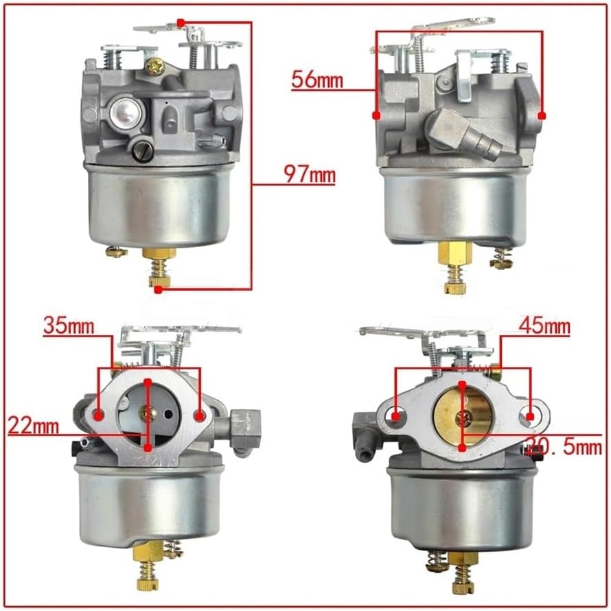 Replacement parts Carburetor Fit For 632113A 632113 HS40 HSSK40 GCA80 MFG 1427 50-662 Snowblower Engines