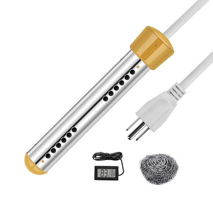 Buy Immersion Electric Water Heater, 1500W 120V Portable Hot Tub Water