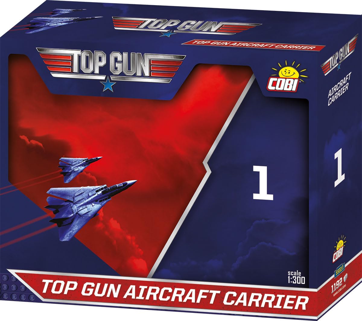 Aircraft Carrier Scale 1:300 6130 pcs Box: 79,5 x 24,4 x 35,0 cm TOP Gun