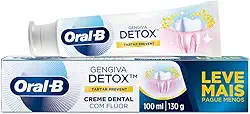 Oral-B Pasta de Dente Gengiva Detox Tartar Prevent com Flúor 100 ml
