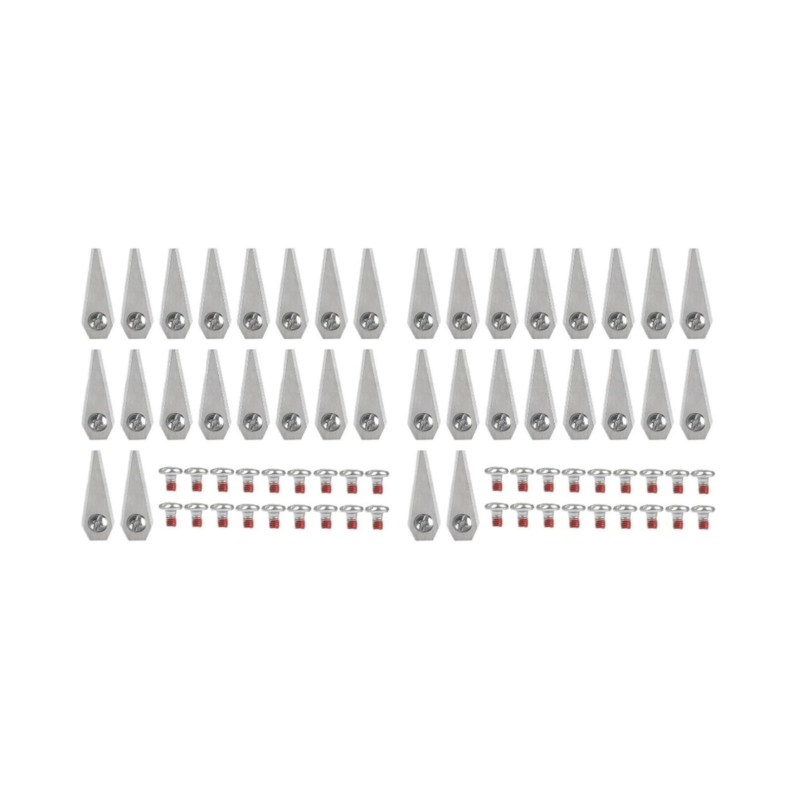 Lames De Coupe, Compatibles for Bosch Indego | Lames De Rechange Antirouille For Bosch Indego 800 1000 1200, Pièces De Tondeuse, 18 Pièces(36PCS)