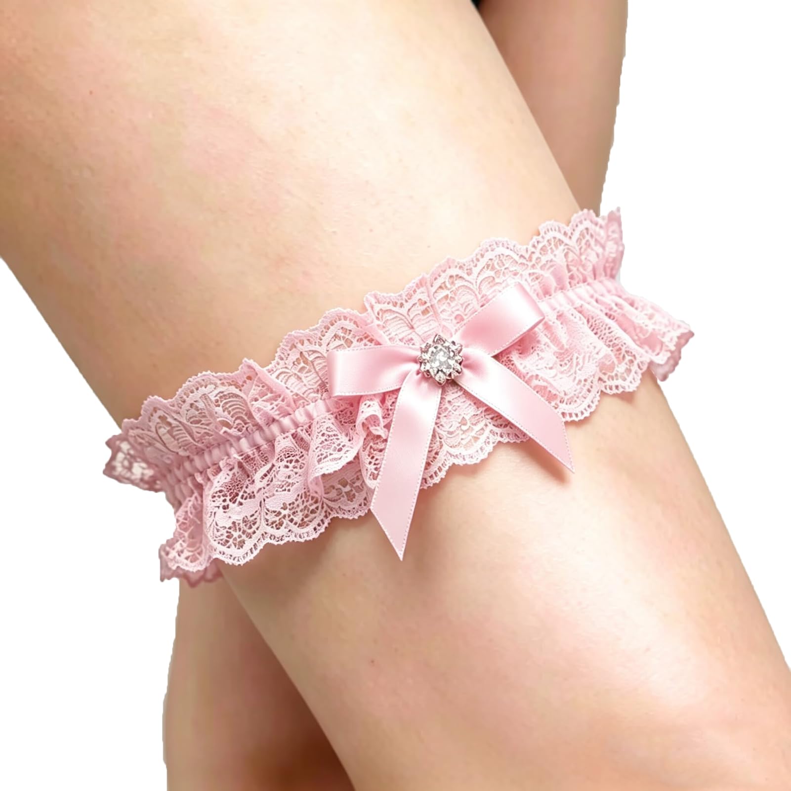 Blue Garters for Bride Wedding Garter Set for Bride Bridal Garter Leg Thigh Blue