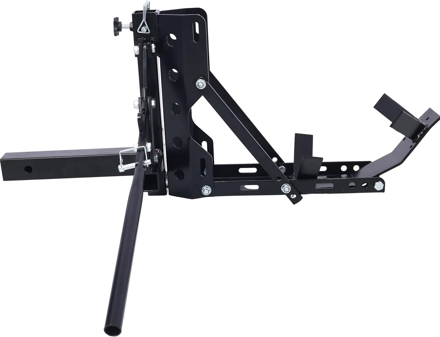 800LBS Motorcycle Trailer Hitch Scooter Hauler Mount Rack 2" Motorcycle Tow Carrier Receiver Heavy Duty Steel