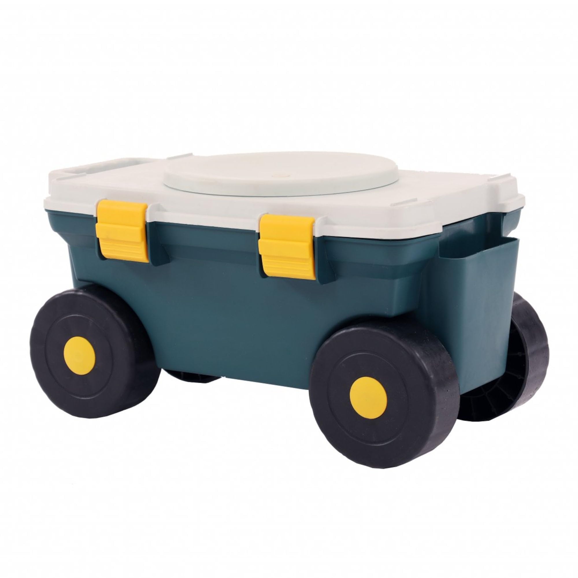 Oypla Outdoor Garden Rolling Tool Cart - Green