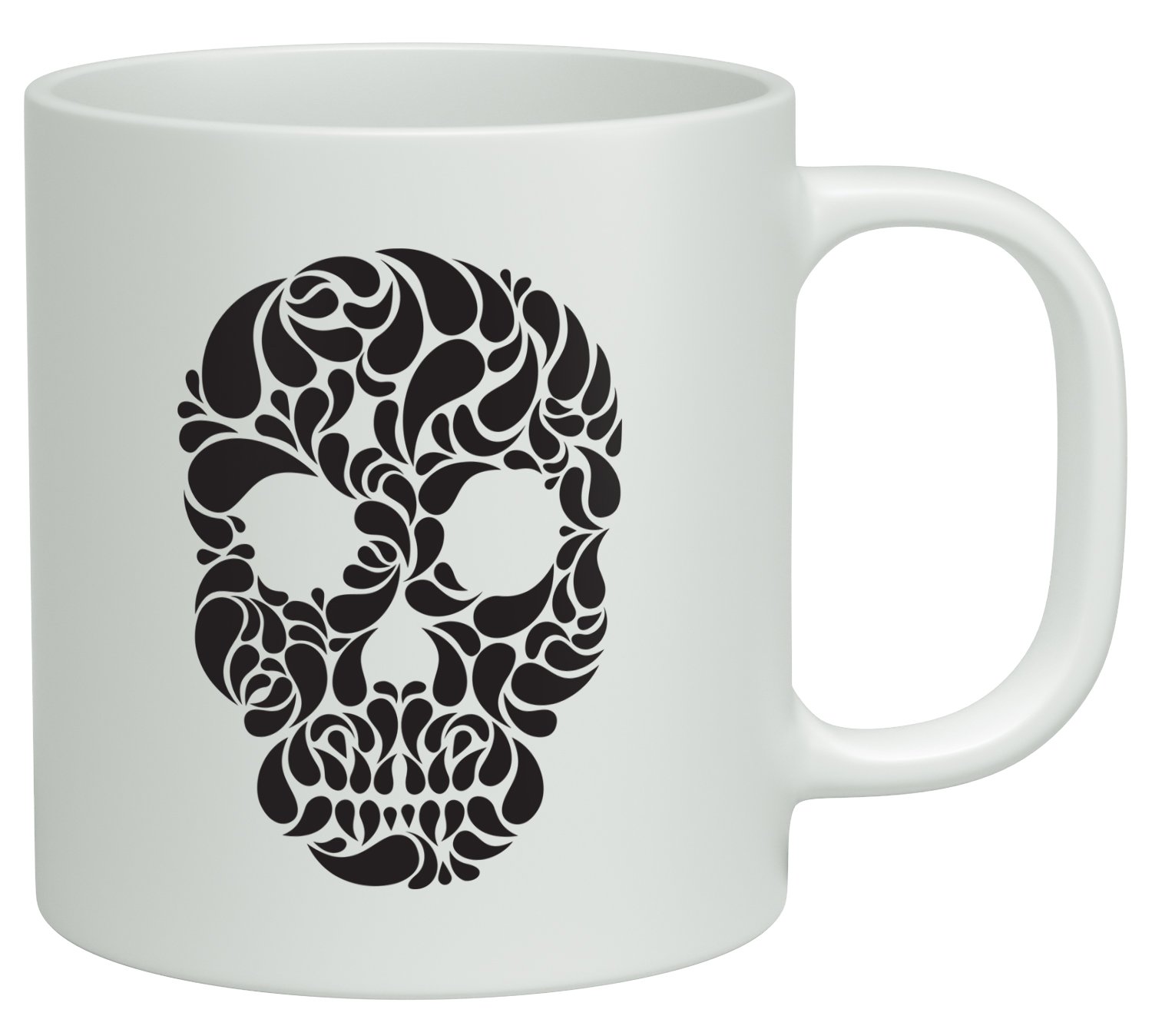 Shopagift White Skull Head Gothic 10Oz Novelty Gift Mug Cup