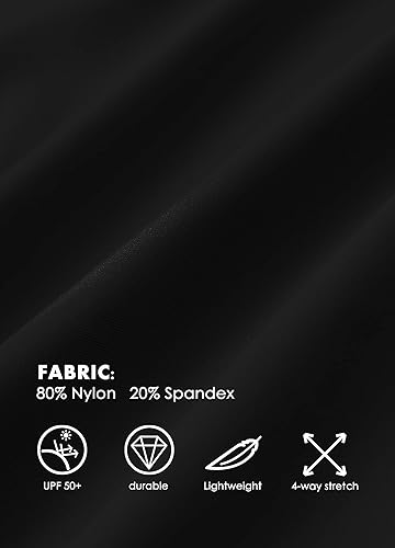 Miniatura 4 de Willit Traje de baño deportivo para niños y jóvenes, de secado rápido, UPF 50+