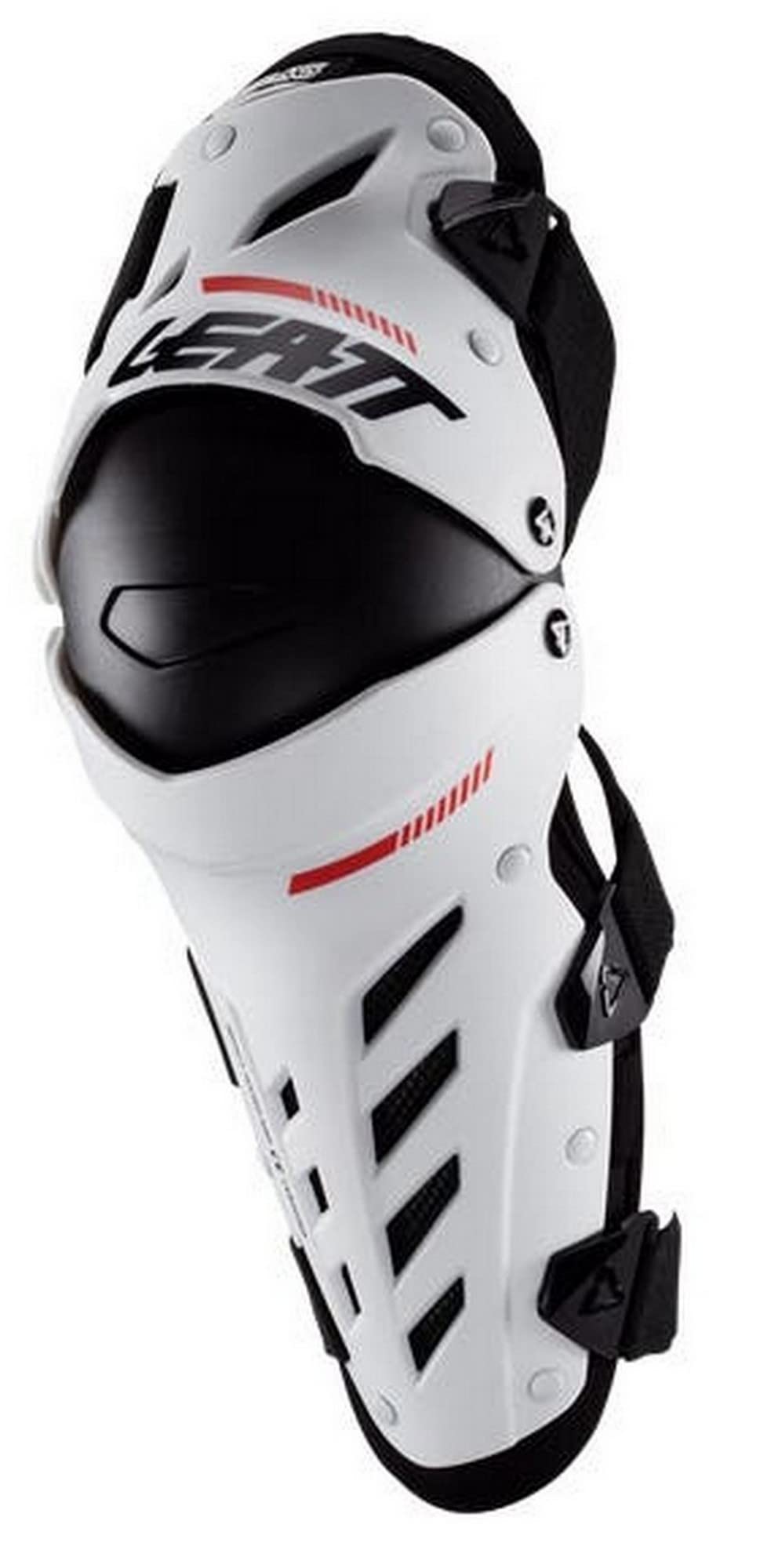 LeattBrace Knee & Shin Guard Dual Axis Adult (White - Small/Medium)