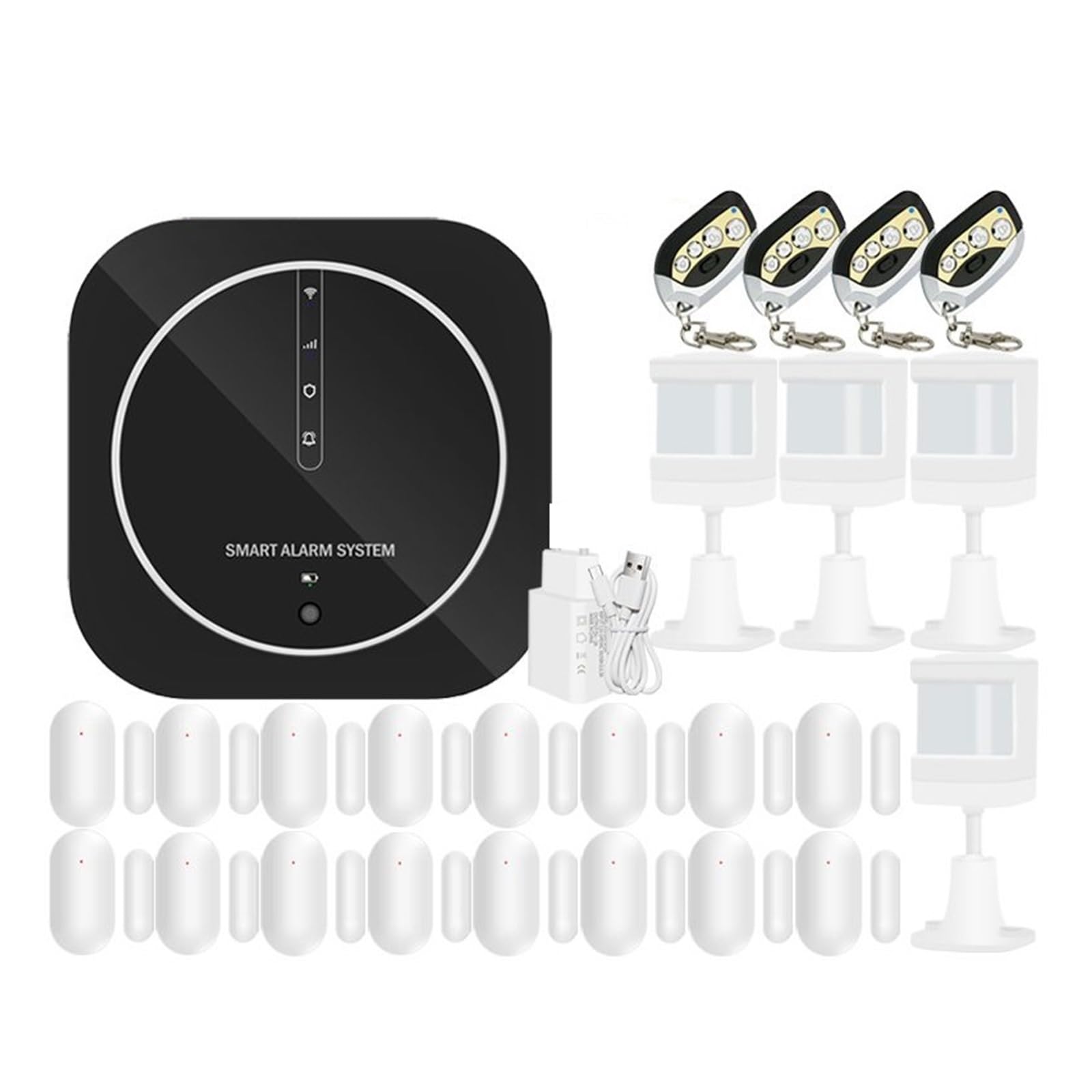 Système d'alarme maison sans fil WiFi GSM DELURA Smart Life Color H