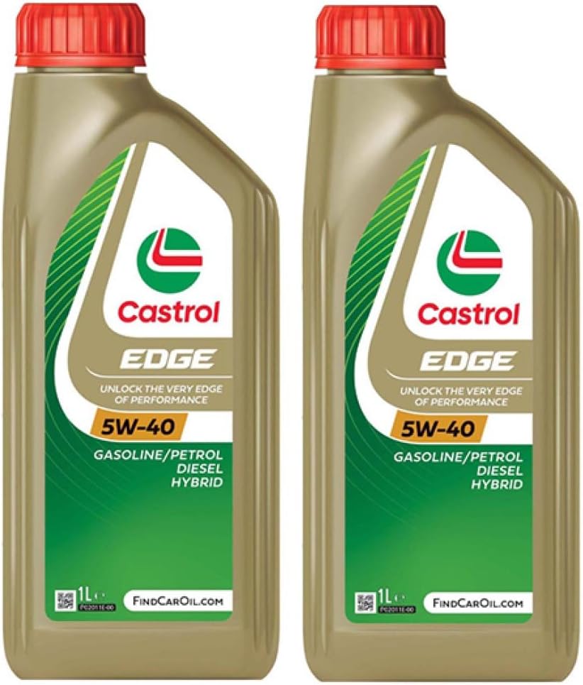 Castrol EDGE TITANIUM 5W-40 Full Synthetic Engine Oil 5W40 2L