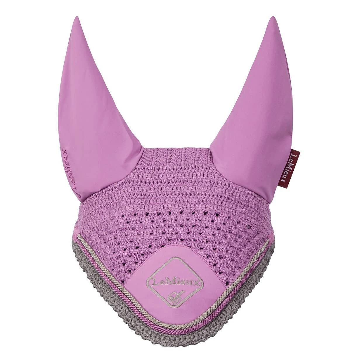 LeMieux Classic Crochet Fly Hood with Comfortable Lycra Ears - Sport Horse Wear for Competitive Rider — view 7
