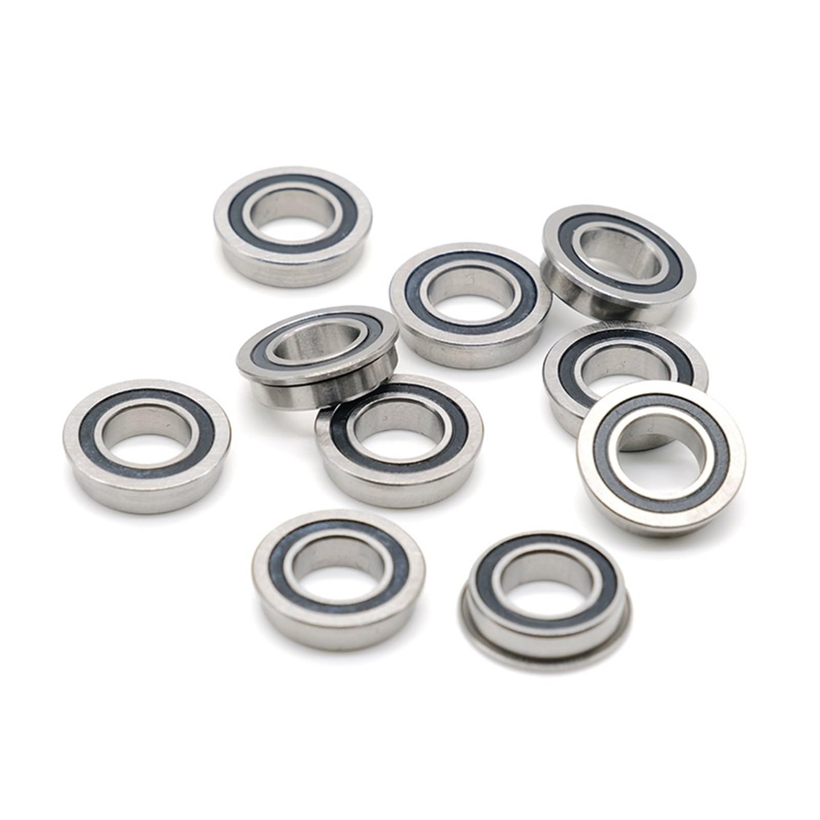 10 stuks MF148-2RS lagers 8 x 14 x 4 mm ABEC-7 miniatuur kogellagers met flens