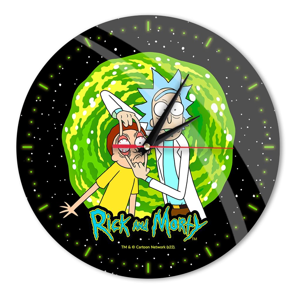 ERT GROUPWall Clock Glossy Rick and Morty 007 Rick and Morty Multicoloured