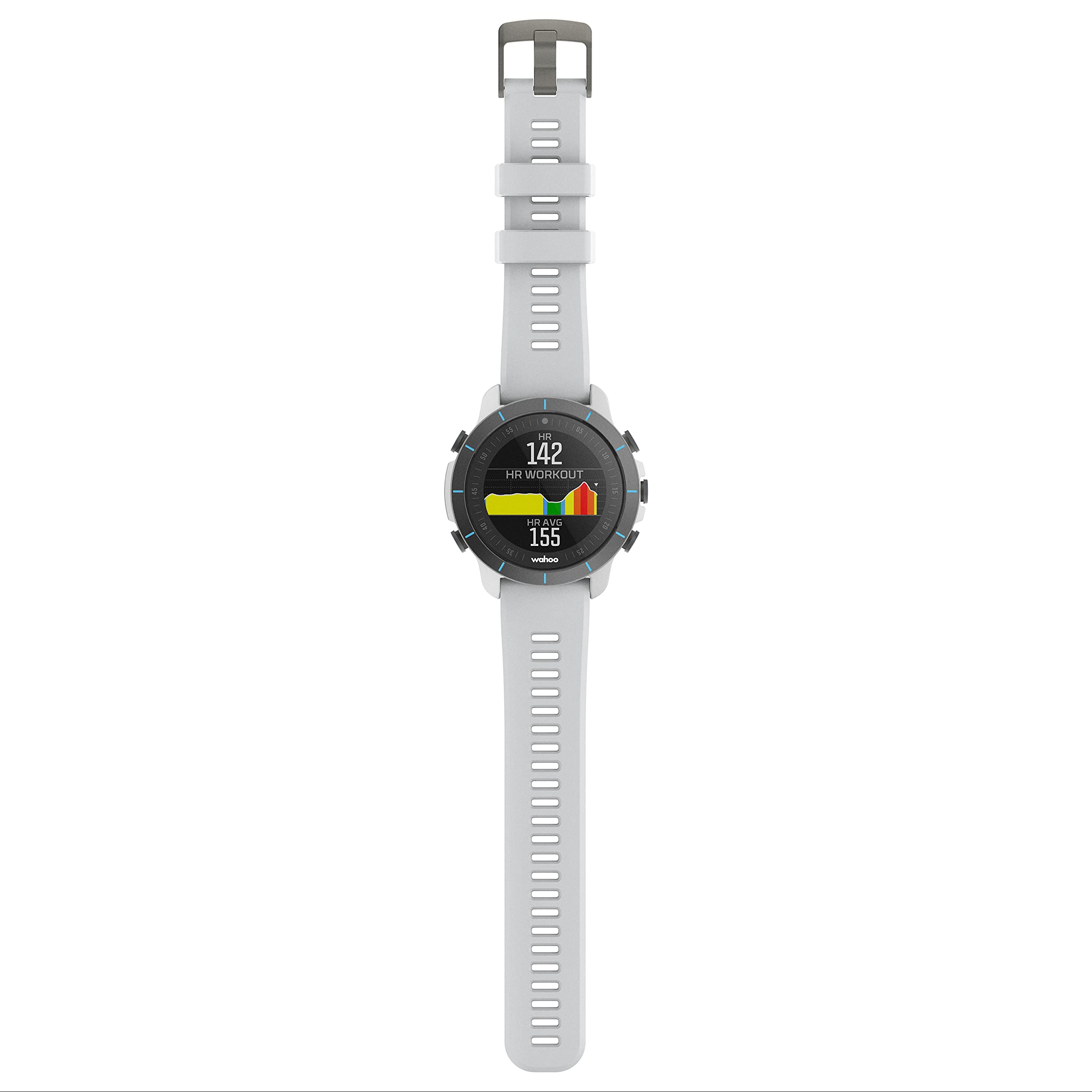 Wahoo ELEMNT Rival Running/Multisport GPS Smartwatch, Blanco, Correa
