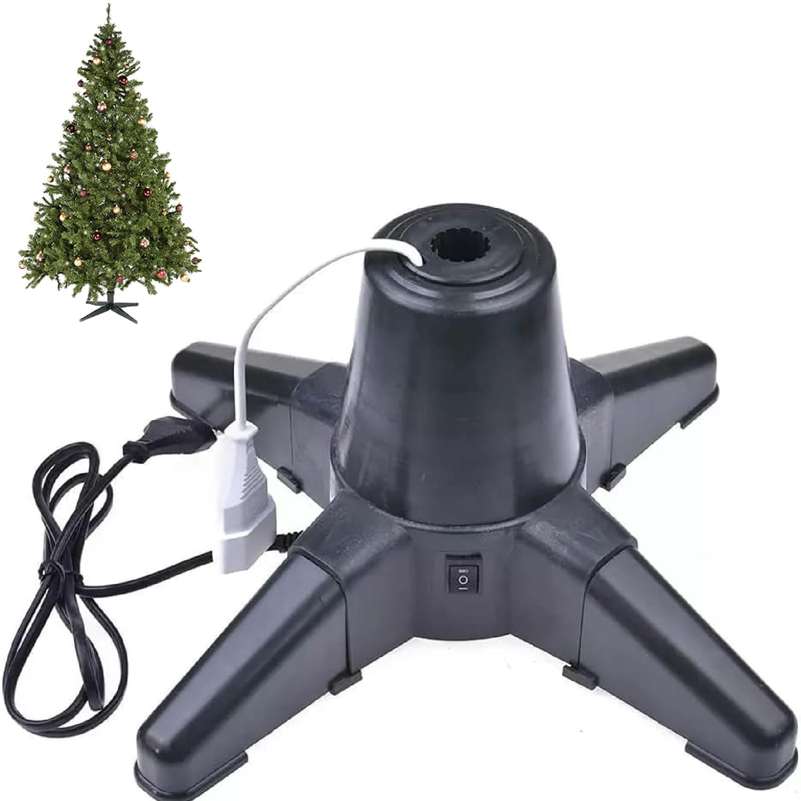 Soporte giratorio para árbol de Navidad, accesorios para árboles de Navidad, se adapta a todos los árboles de Navidad, soporte plegable para árboles de Navidad,para decoración de fiestas en el hogar,