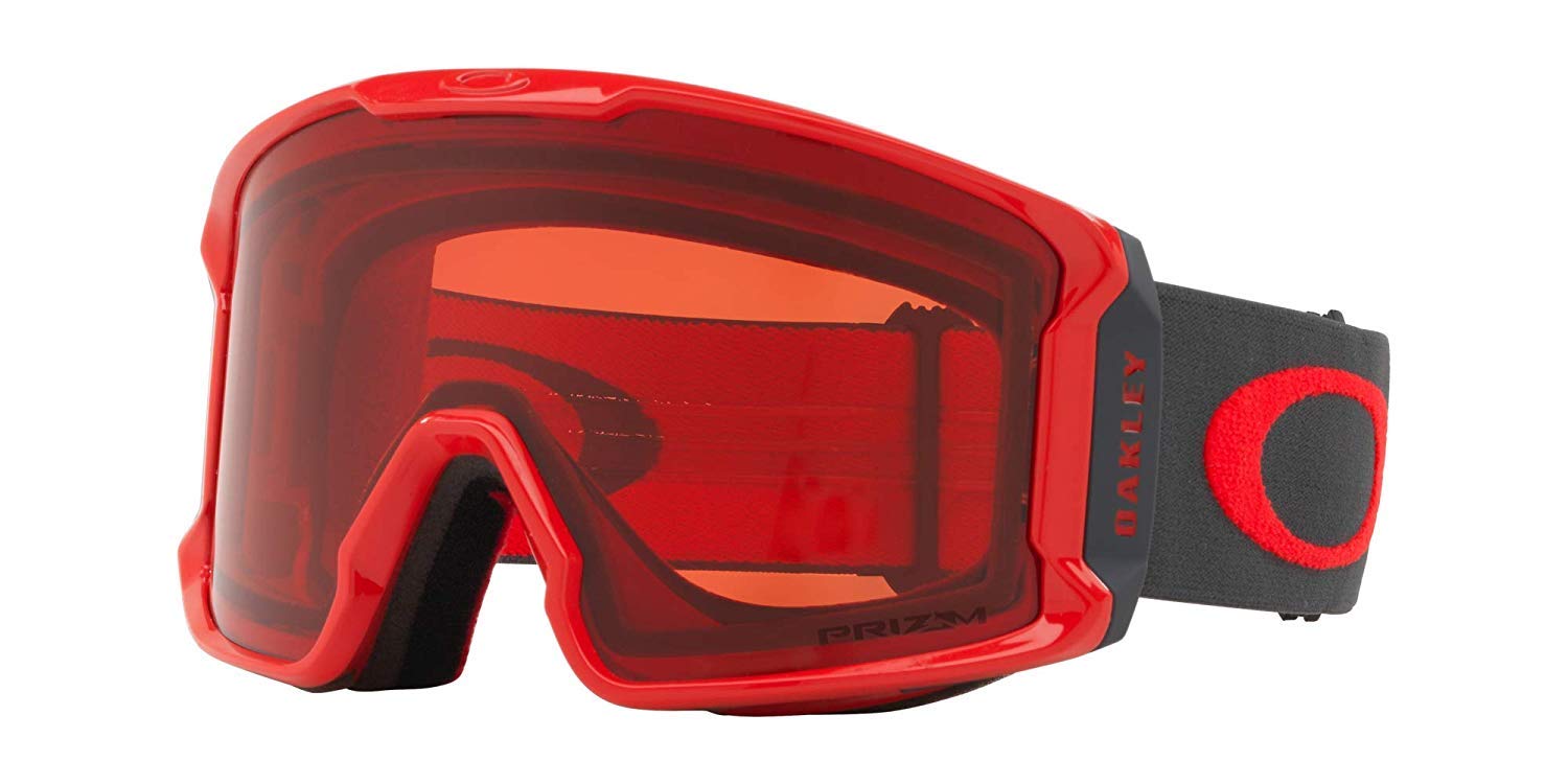 Oakley Line Miner Snow Goggle, Red Forged Iron, Large