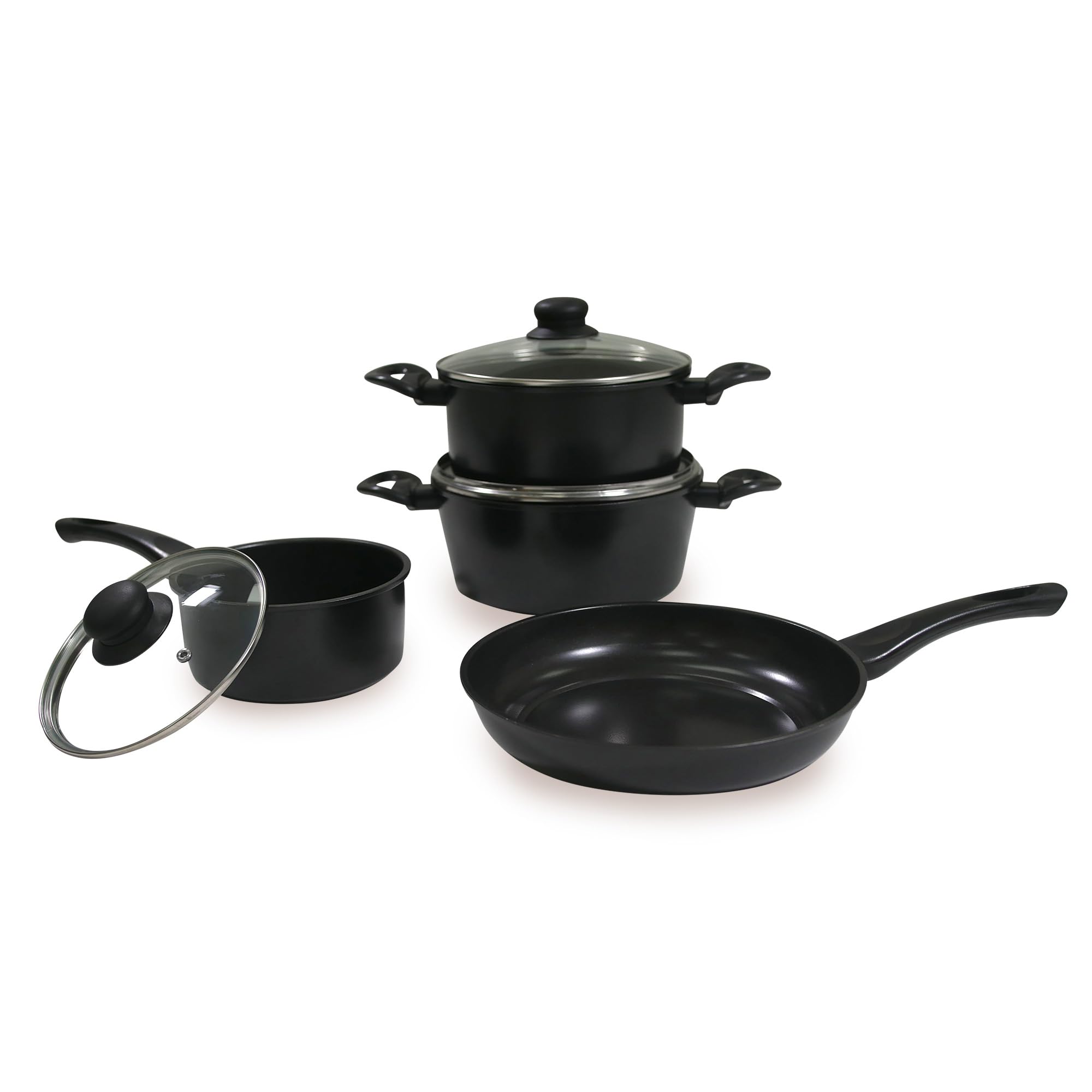 Carter & Clay 7 Piece Cookware Pots & Pans Set