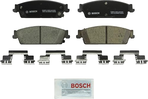 Miniatura 1 de Bosch BC932 QuietCast Premium - Juego de pastillas de freno de disco de cerámica para Ford: Crown Victoria de años 2003-2011