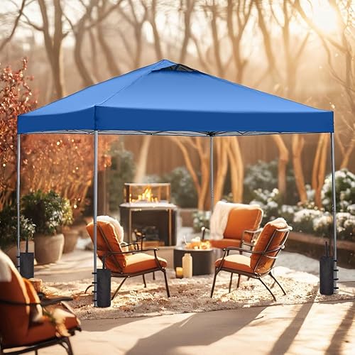 Miniatura 3 de GDY Tienda de campaña desplegable de 10 x 10 pies, tienda de campaña para exteriores, tienda de campaña para patio, cenadores instantáneos