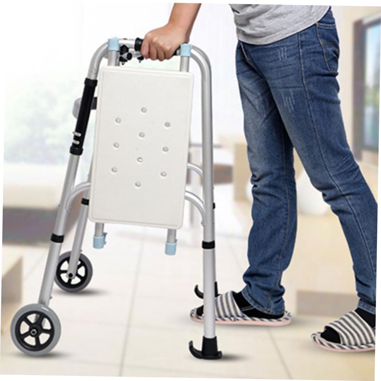 minkissy 3 Juegos Muletas Deslizadores Para Bastones De Caminar Accesorios Para Caminadores De Terreno Resbaladizo Pies De Esquí Para Andador Práctico Andador De Esquí Black 6 Piezas * 3