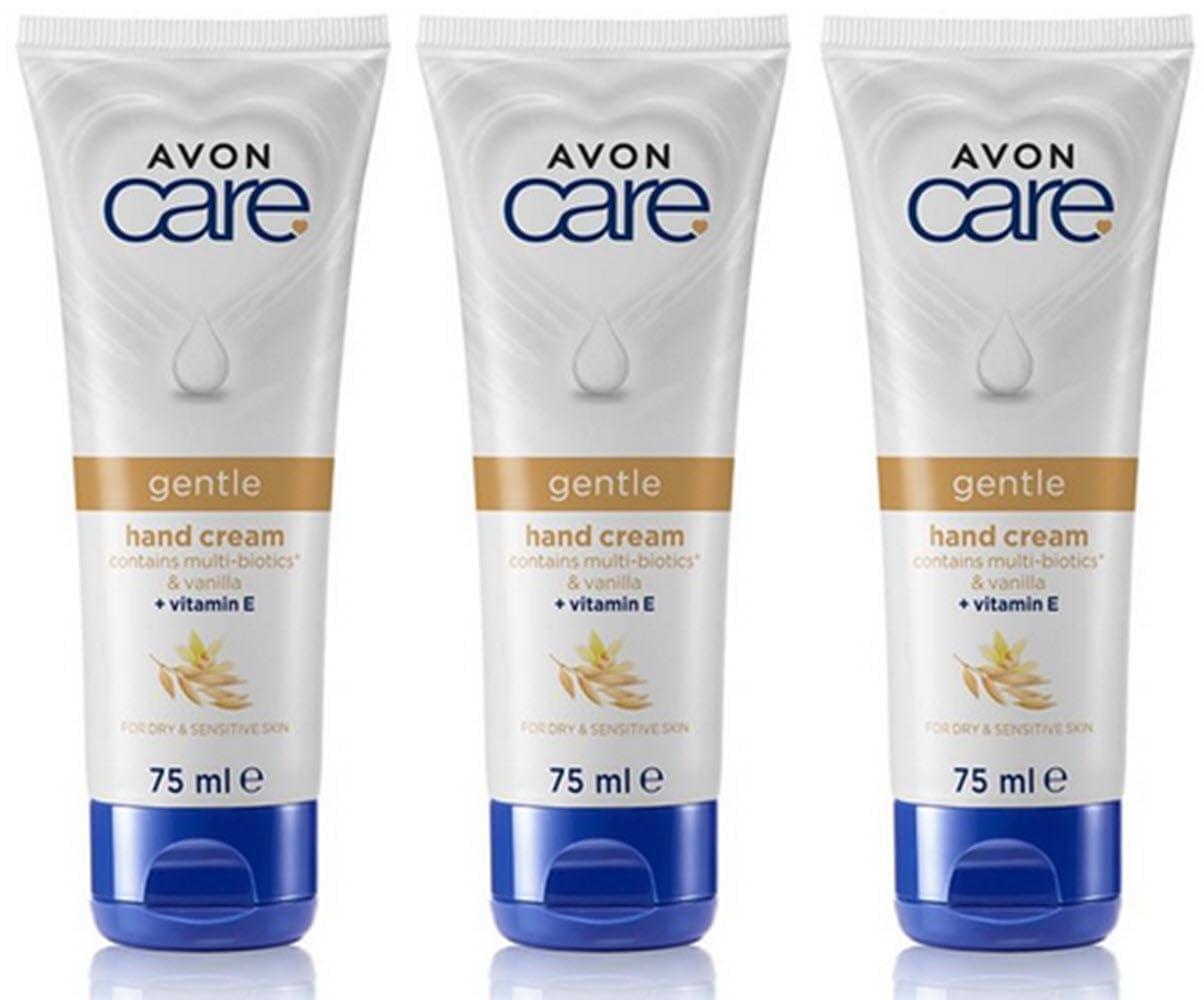 Avon Care Gentle Moisturising Hand Cream 75ml - Pack of 3, 75 ml (Pack of 1)