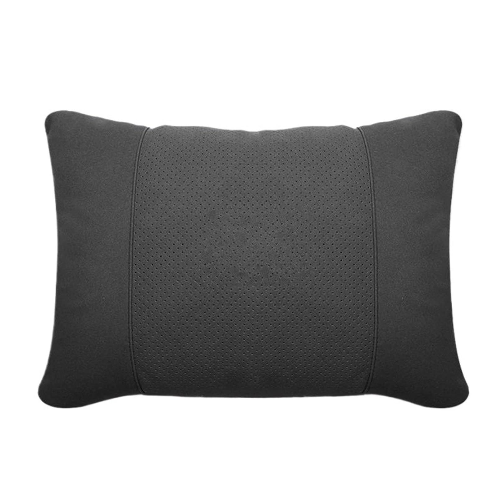 KAUWYEHD Car Seat Accessories Fit For XPENG P5 P7 G3 G6 G9 X9 N5 F57 BETA Car Headrest Neck Support Seat Lumbar Cushion Breathable Soft Pillow(Black Waist pad)
