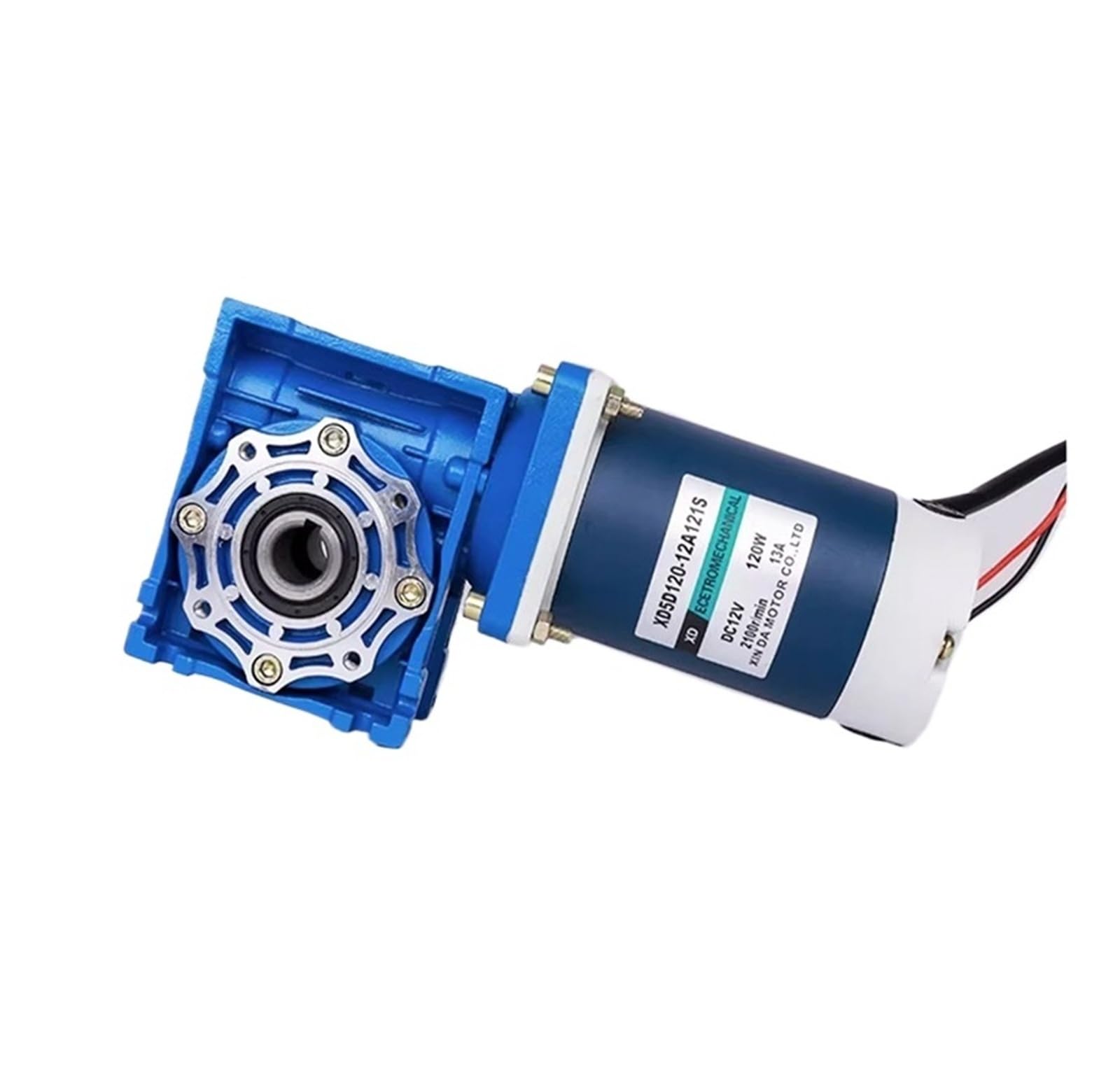 DC 12/24V Schneckengetriebe RV40 mit Drehmoment, selbstübersetzender, einseitig arretierbarer Welle Breite Anwendungen(210rpm,12V)