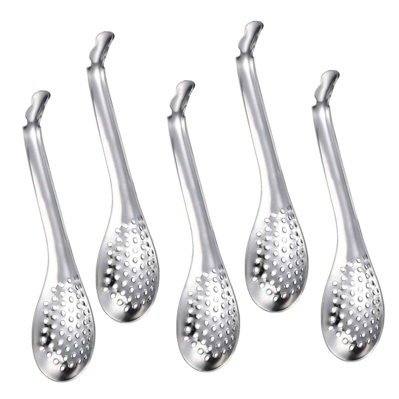 NAMOARLY Multipurpose Fine Mesh Sieve Strainer 5pcs Stainless Steel Colander Utensils for Kitchen Restaurants