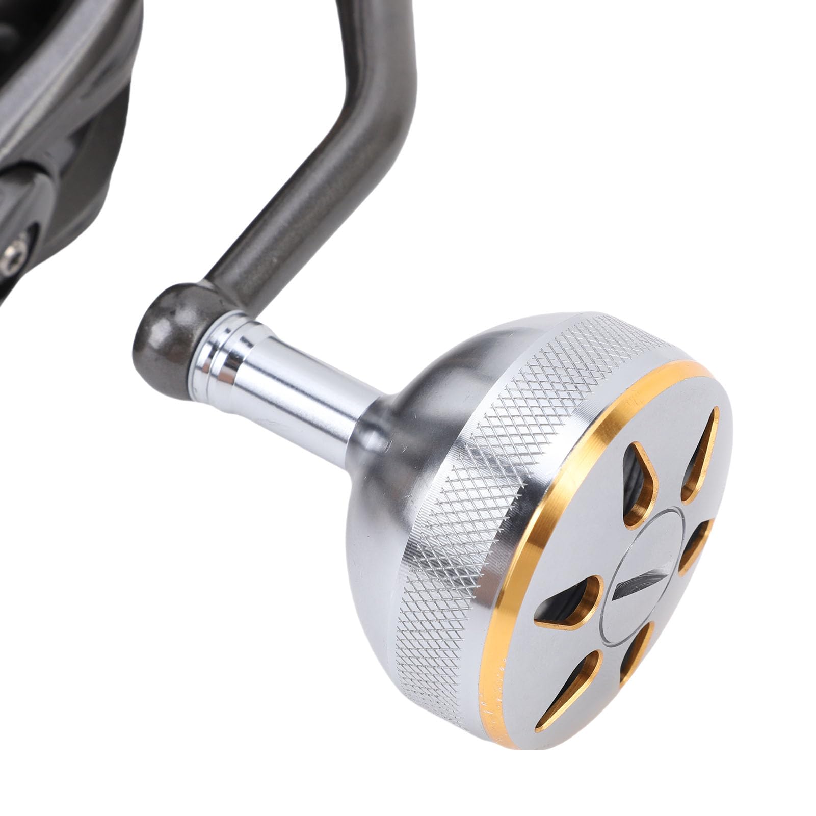 Generic Kołowrotek Spinningowy, w Całości Metalowy 66,1 Funta, Przełożenie 5,2:1, Lewy, Prawy Uchwyt, Kołowrotek Spinningowy z Magnetycznym Układem Hamulcowym, Idealny do Wody Morskiej