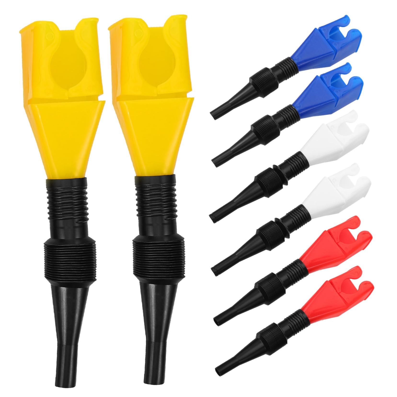 GLEAVI 40piezas Embudo De Aceite Manguera Flexible Para Llenado Rápido De Combustible Automóviles y Diseño Compacto
