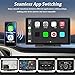 Wireless Carplay Screen for Lexus NX 2014–2025, Portable Carplay Screen for Car, Multifunctional HD Touch Screen for Car, Car Audio Receivers, Plug & Play,B 9 inch