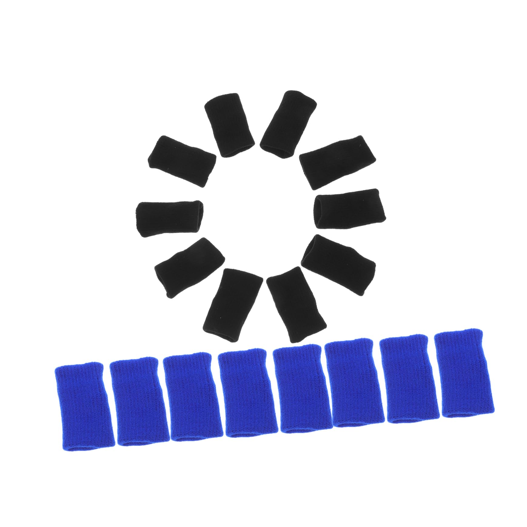 TOVINANNA Finger Guard Sleeves 20 Pack Soft Breathable Elastic Finger Sleeves for Men Women for Sports Activities Non-Slip Fit