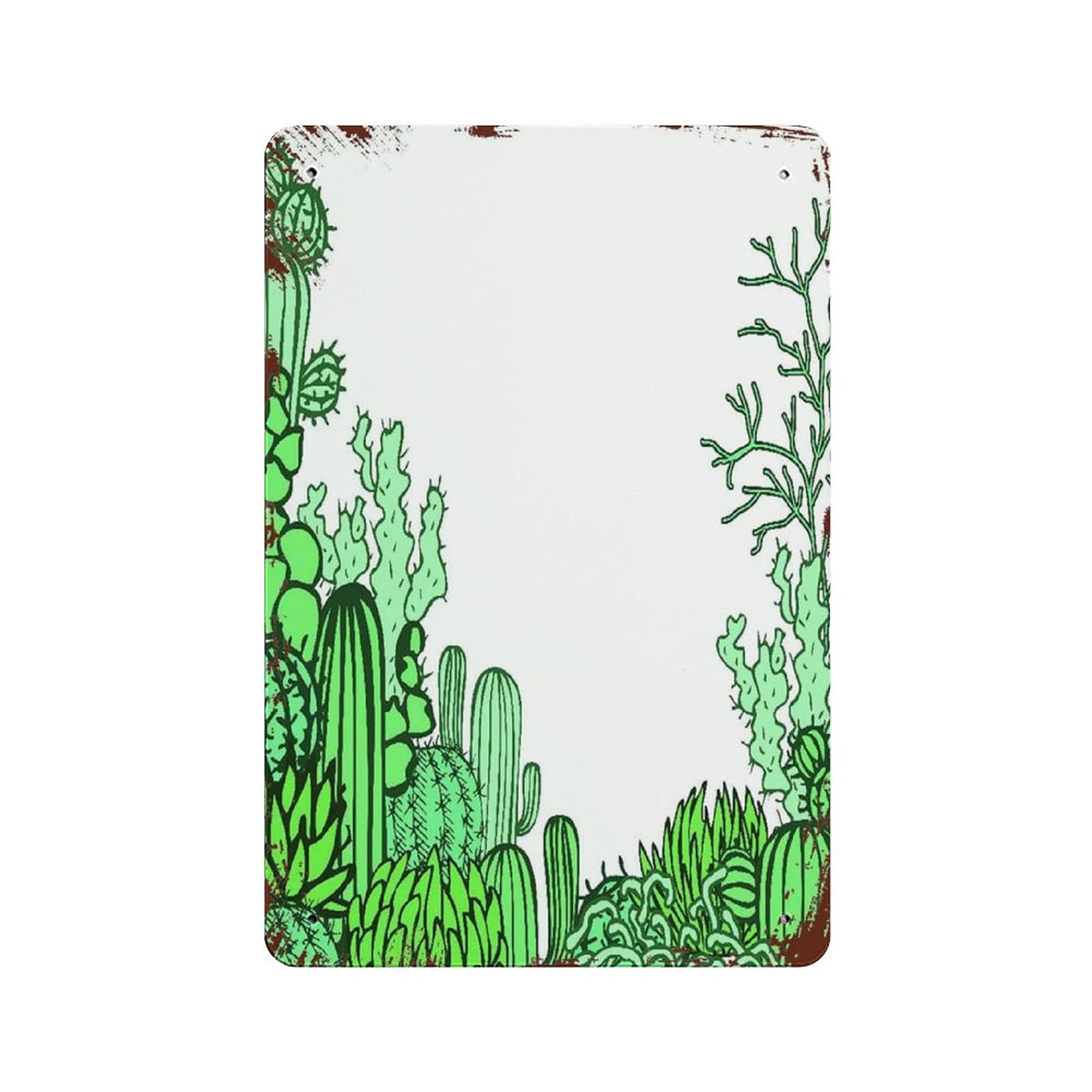 Metal Tin Sign Collection Of The Doodles Cactus Mexico Vintage Tin Poster Metal Sign Wall Decoration Country Kitchen Home Garage Decor 12"x8"
