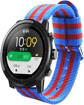 Estuyoya - Pulsera de Nailon Compatible con Xiaomi AMAZFIT ...