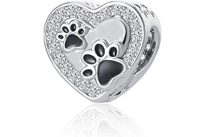 Autism Heart Crystal Elephant Charm