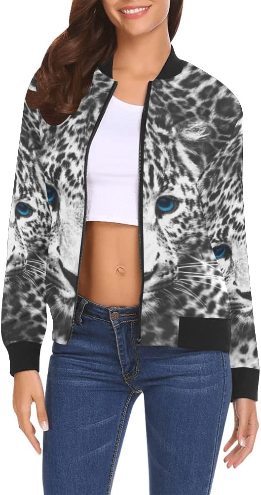 ジャケット・アウター MM22 ITALYMODE LEOPARD DEERSKIN JACKET Leopard-Print Leather Bomber Jacket – GENERATION78