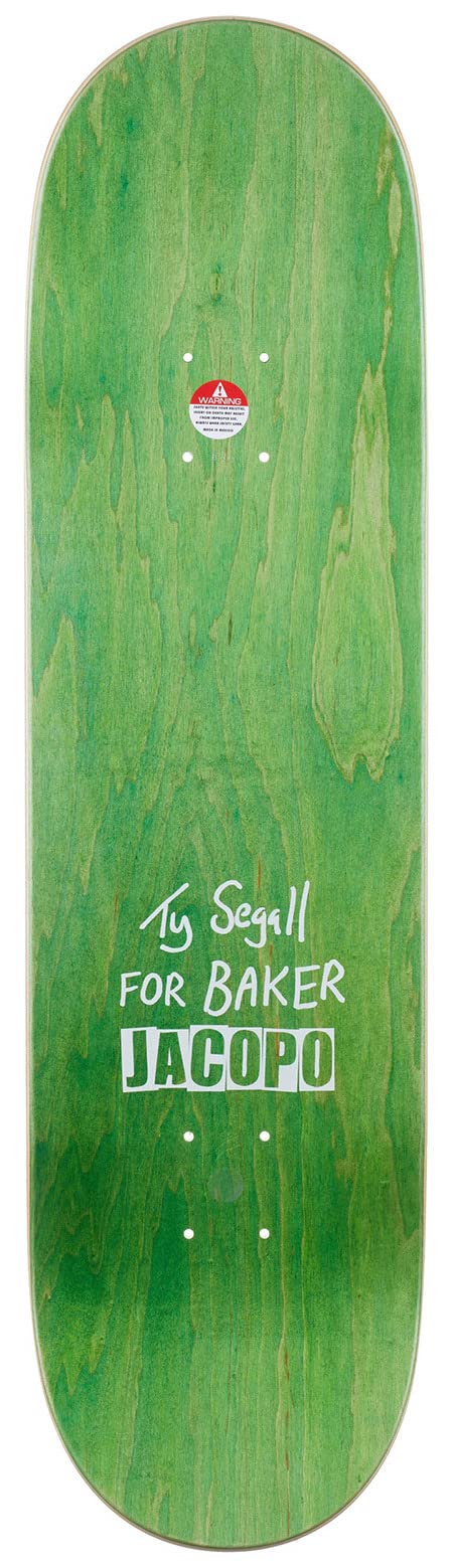 Tabla de Skateboard TY Segall Jacopo Carozzi, 8,5 x 32