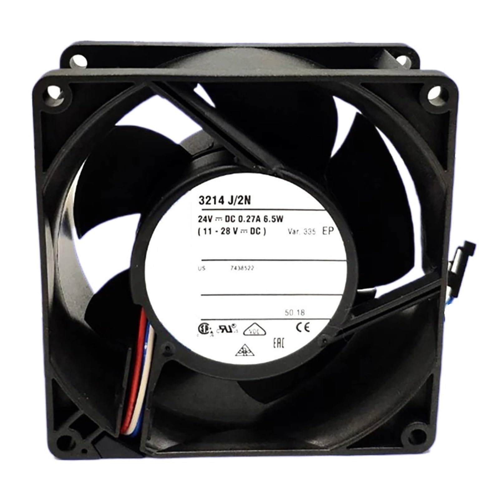 NACODLUL 3214J/2N 3214 J/2N 24VDC 6.5W Cooling fan 9238 9CM 92 * 92 * 38MM
