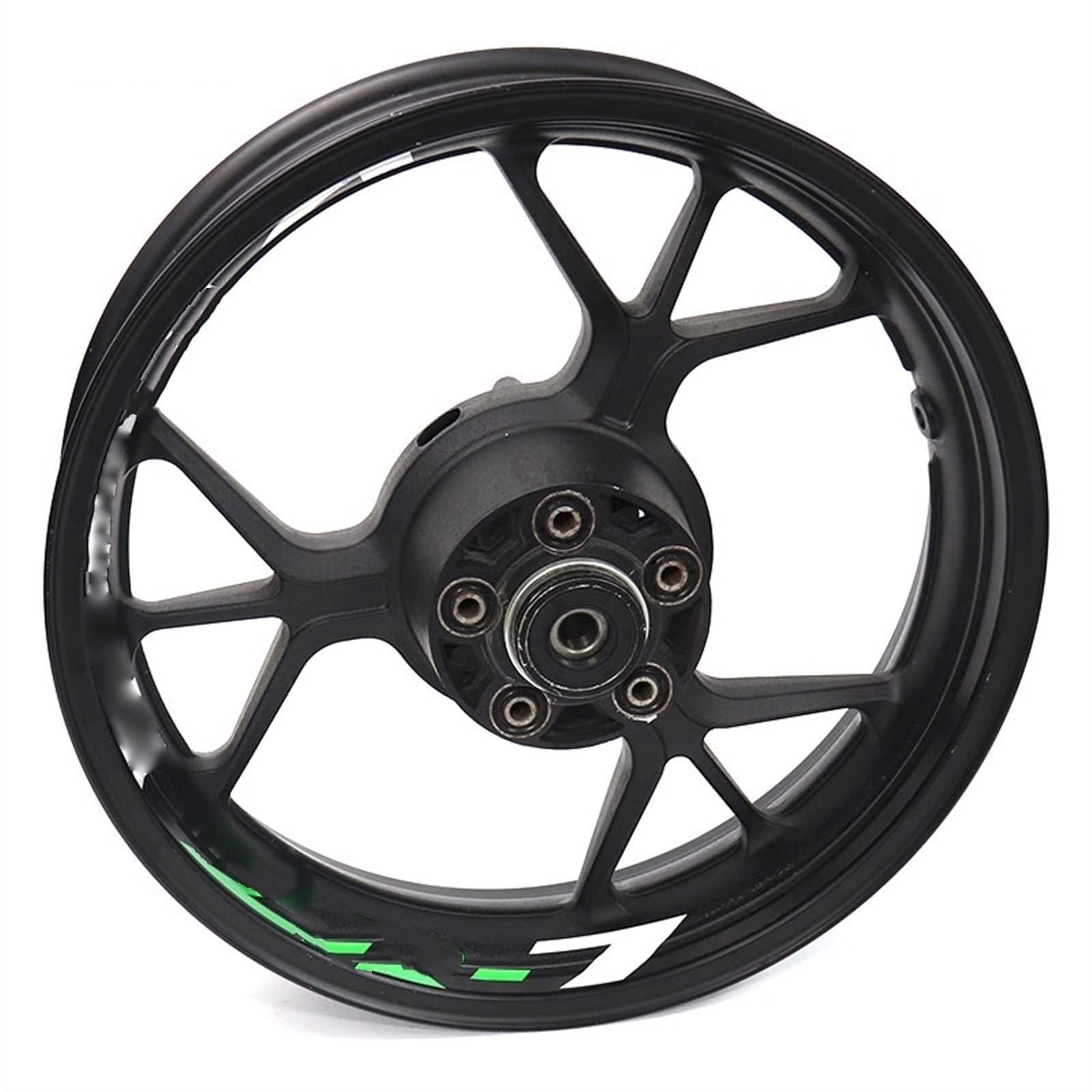 Pegatinas De Rueda, Pegatinas Reflectantes A Rayas para Motocicleta, Pegatinas Impermeables para Rueda De Protección Solar para Kawasaki ZR-7 ZR7 ZR-7 Calcomanías Llantas (Color : 16)