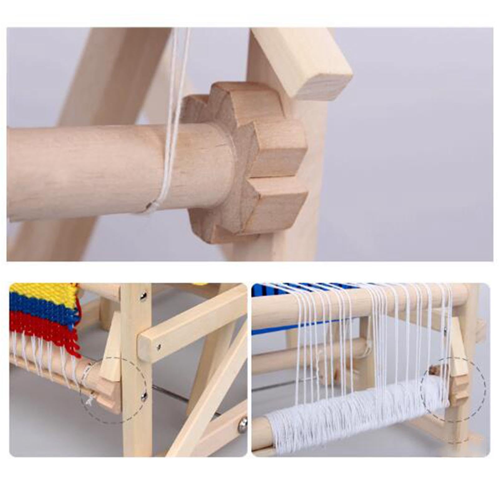 Lavorazione Del Legno, Filato, Tessitura di Magliette, Didattico, Tessuti Fai-da-te Grezzi, Progetti Diversi, Lavori All'uncinetto Co